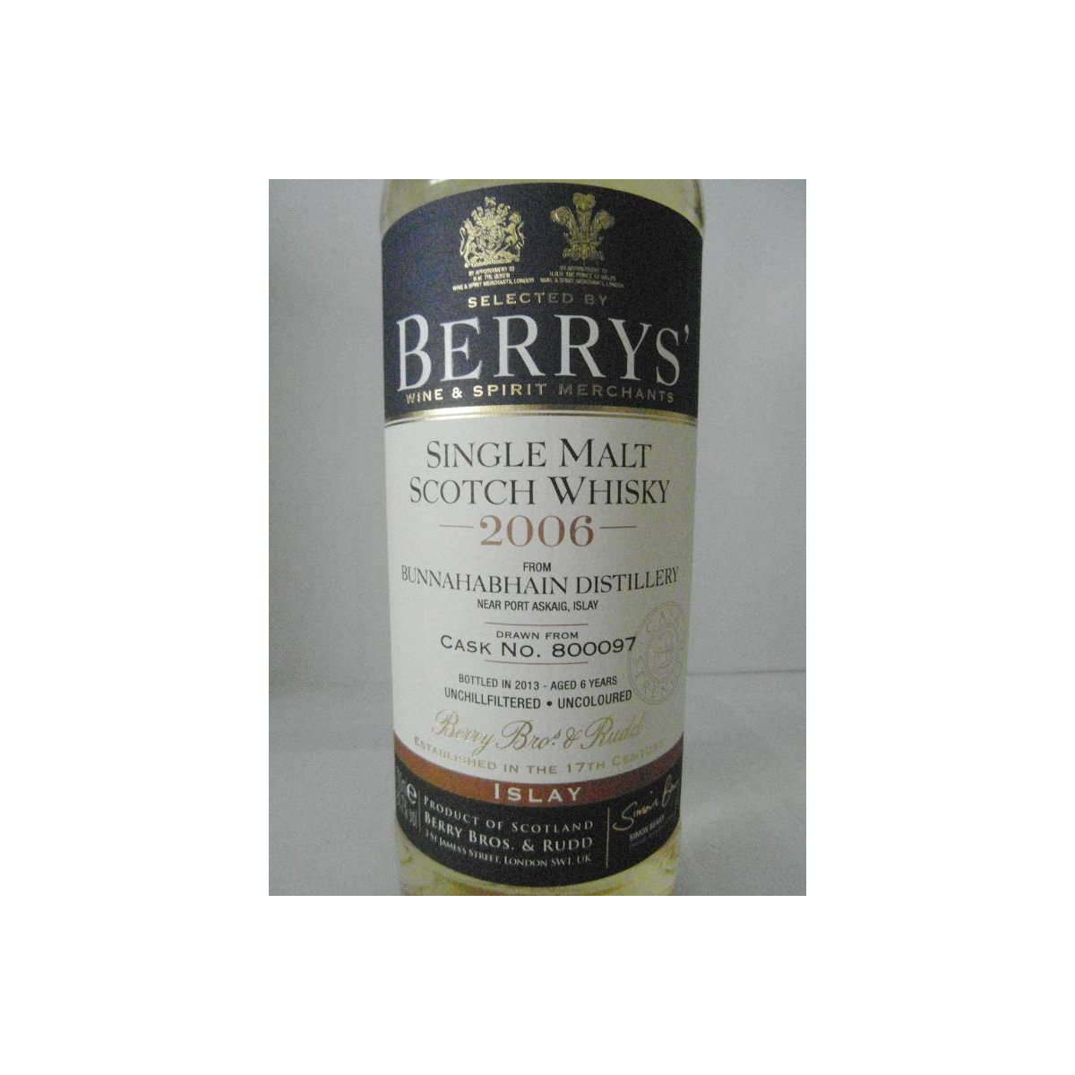 Bunnahabhain 2006 6 Years Single Malt Whisky 2