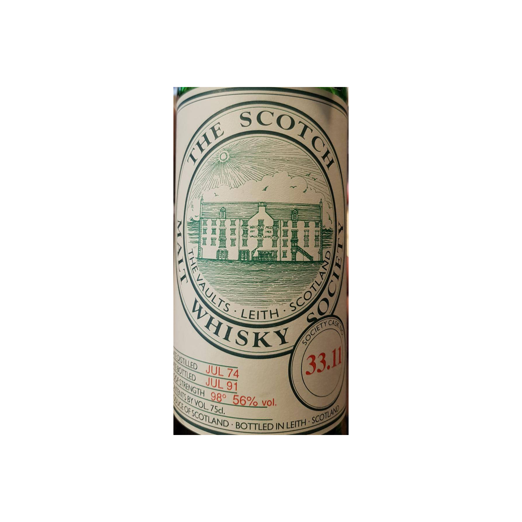 The Scotch Malt Whisky Society 1974 17 Years Single Malt Whisky 2
