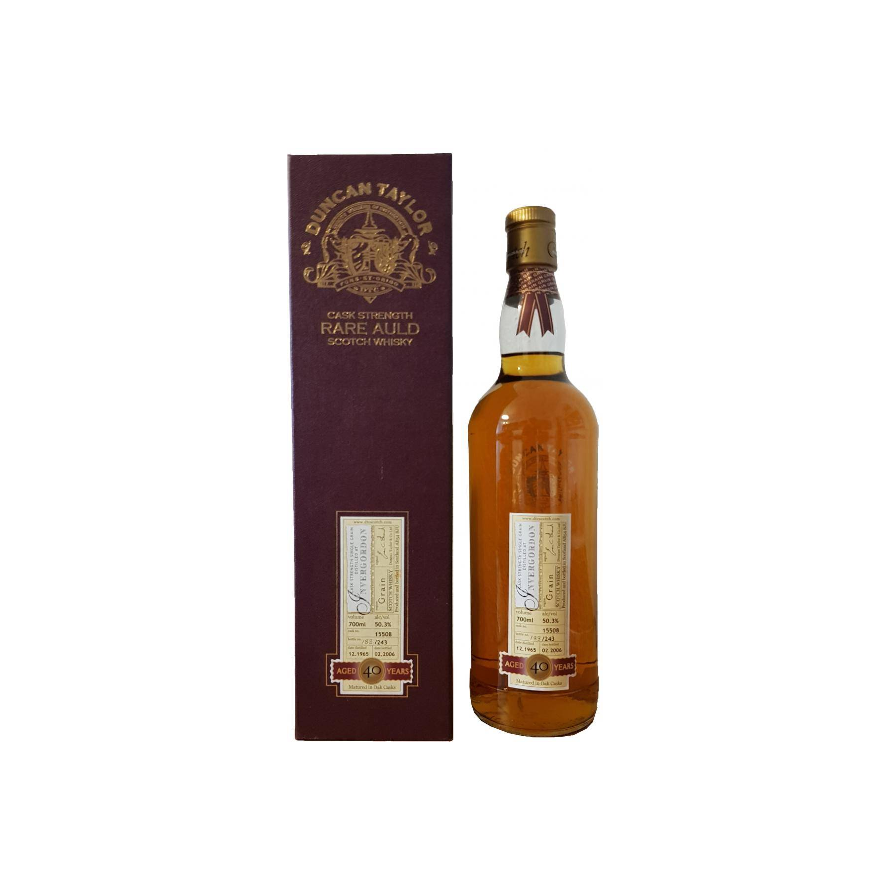 Invergordon Rare Auld 1965 40 Years Single Grain Whisky