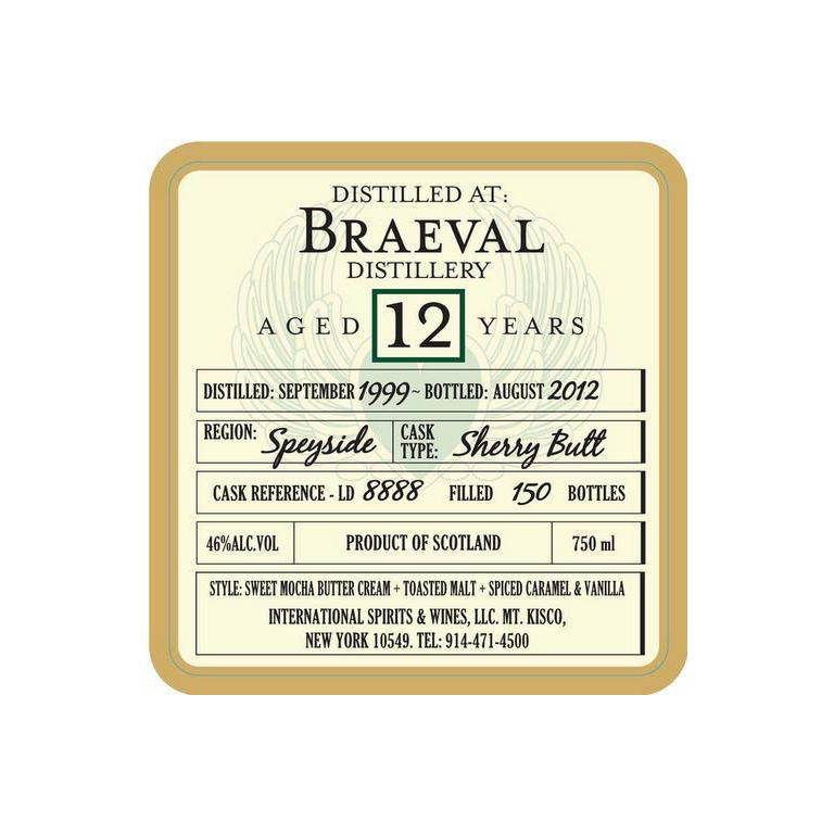 Braeval 1999 12 Years Single Malt Whisky 3