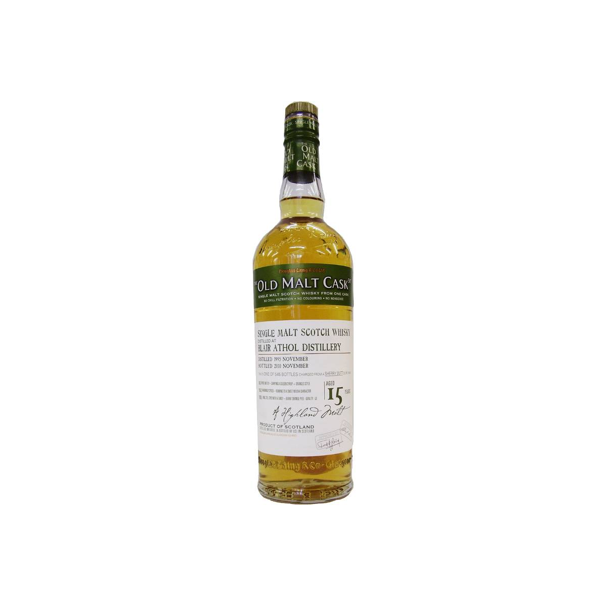 Blair Athol Old Malt Cask 1995 15 Years Single Malt Whisky