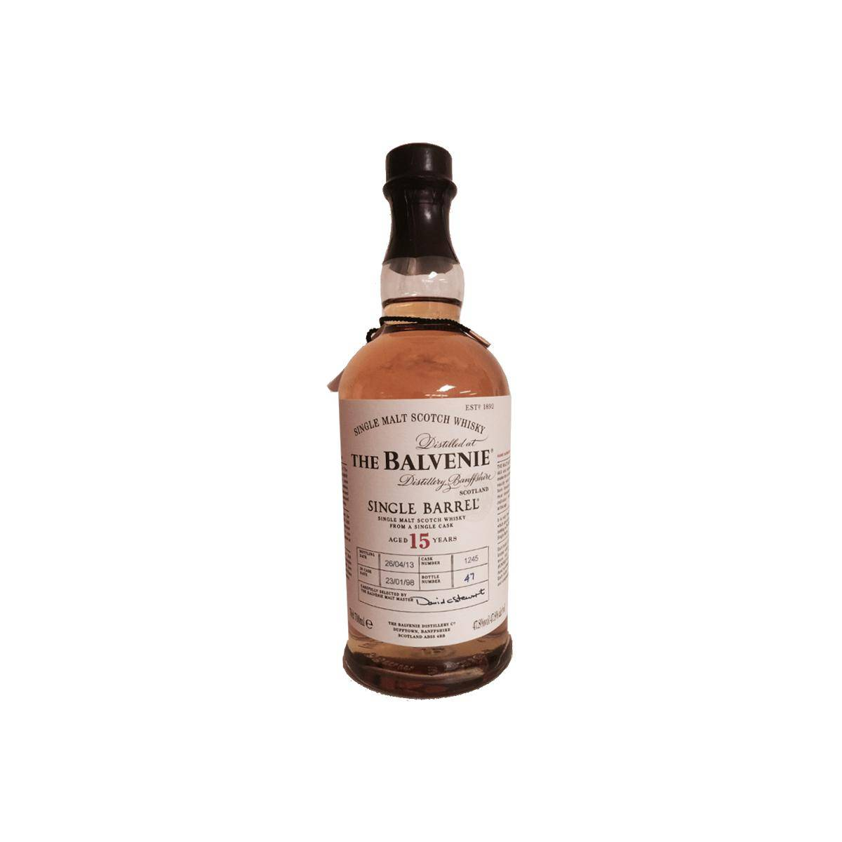 The Balvenie Single Cask 1998 15 Years Single Malt Whisky