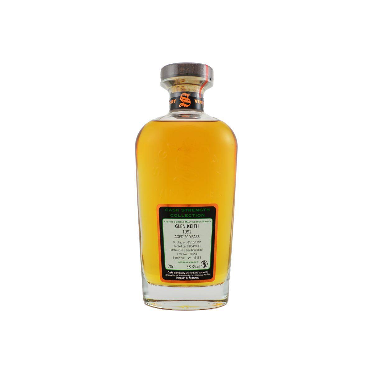 Glen Keith Cask Strength Collection 1992 20 Years Single Malt Whisky