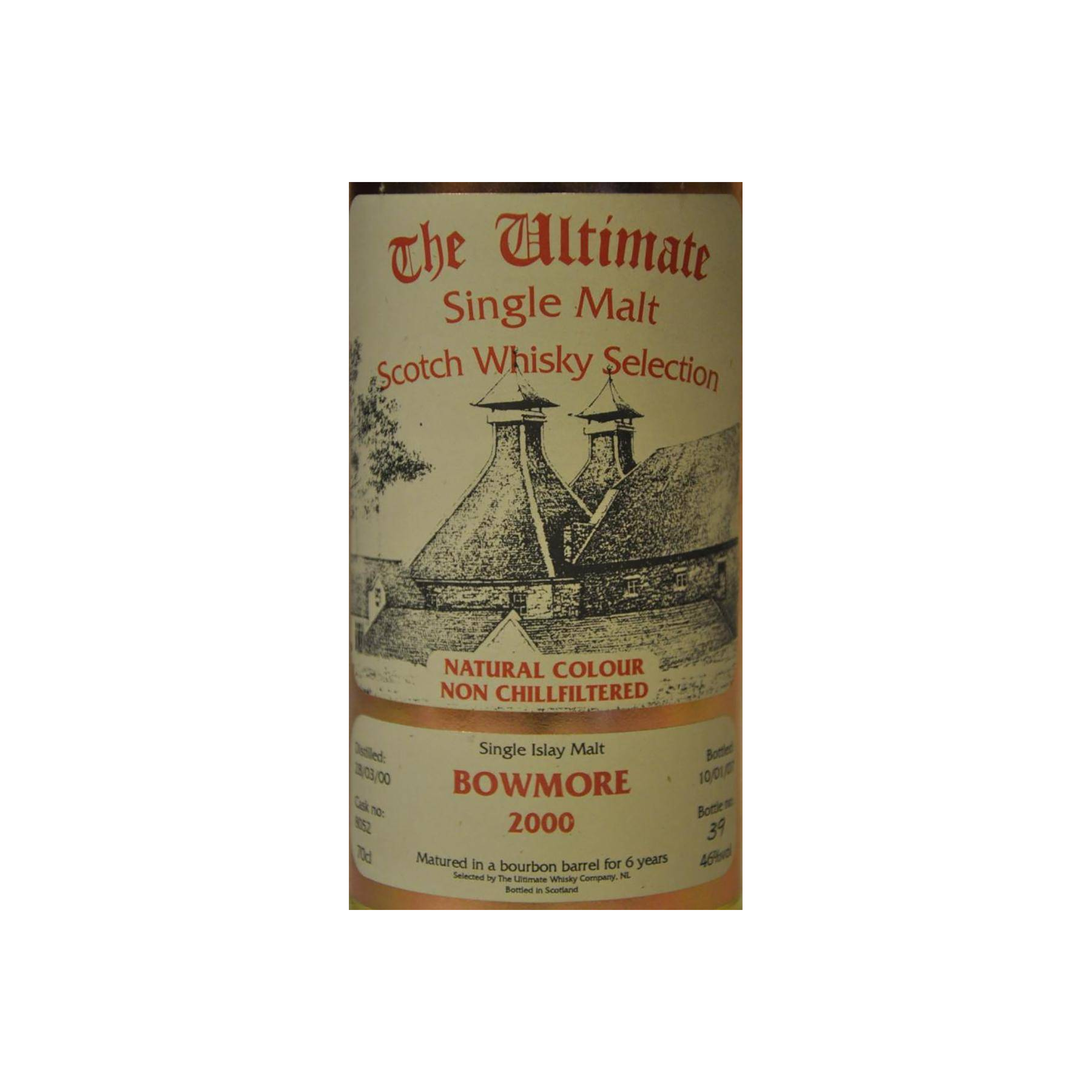 Bowmore The Ultimate 2000 6 Years Single Malt Whisky 3