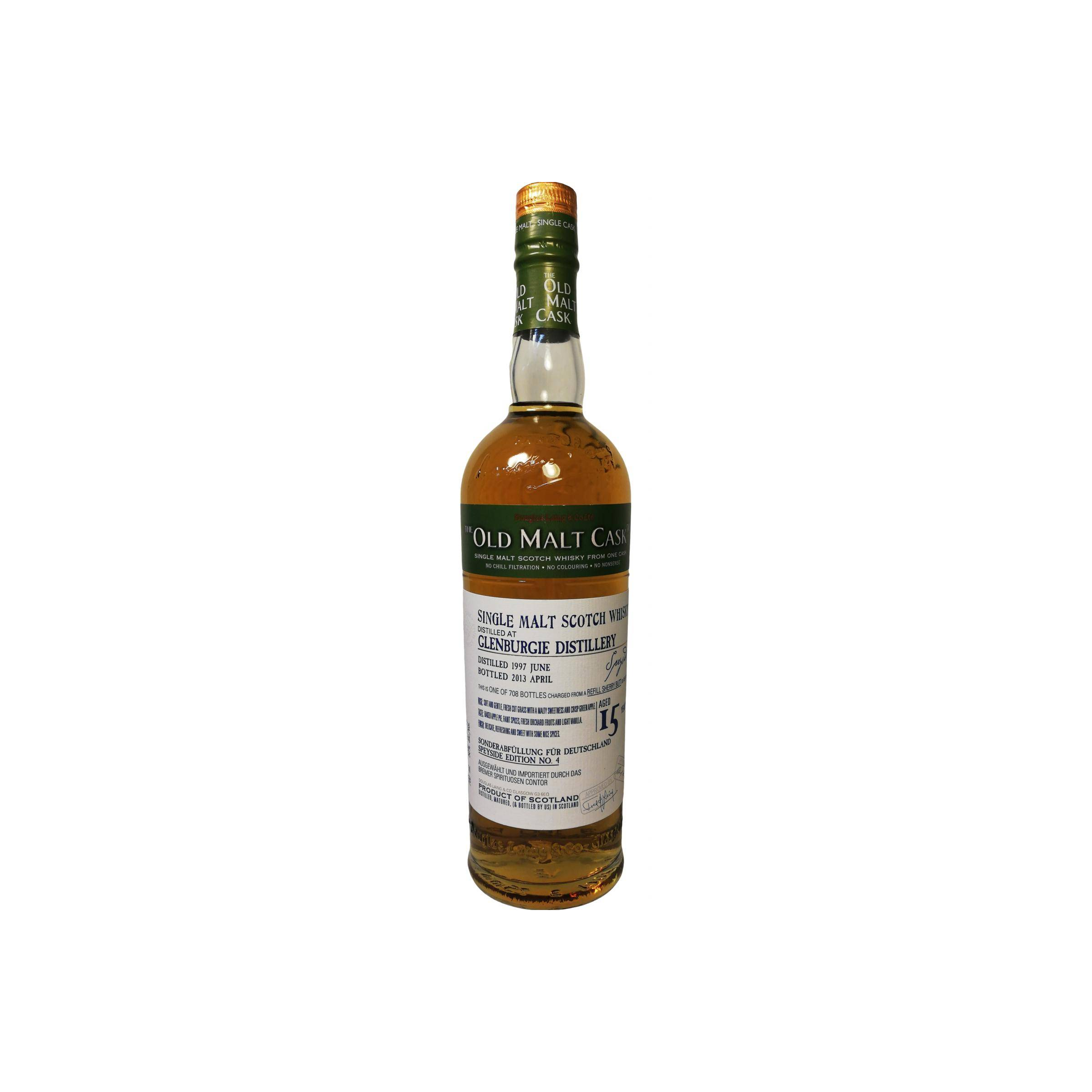 Glenburgie 1997 15 Years Single Malt Whisky