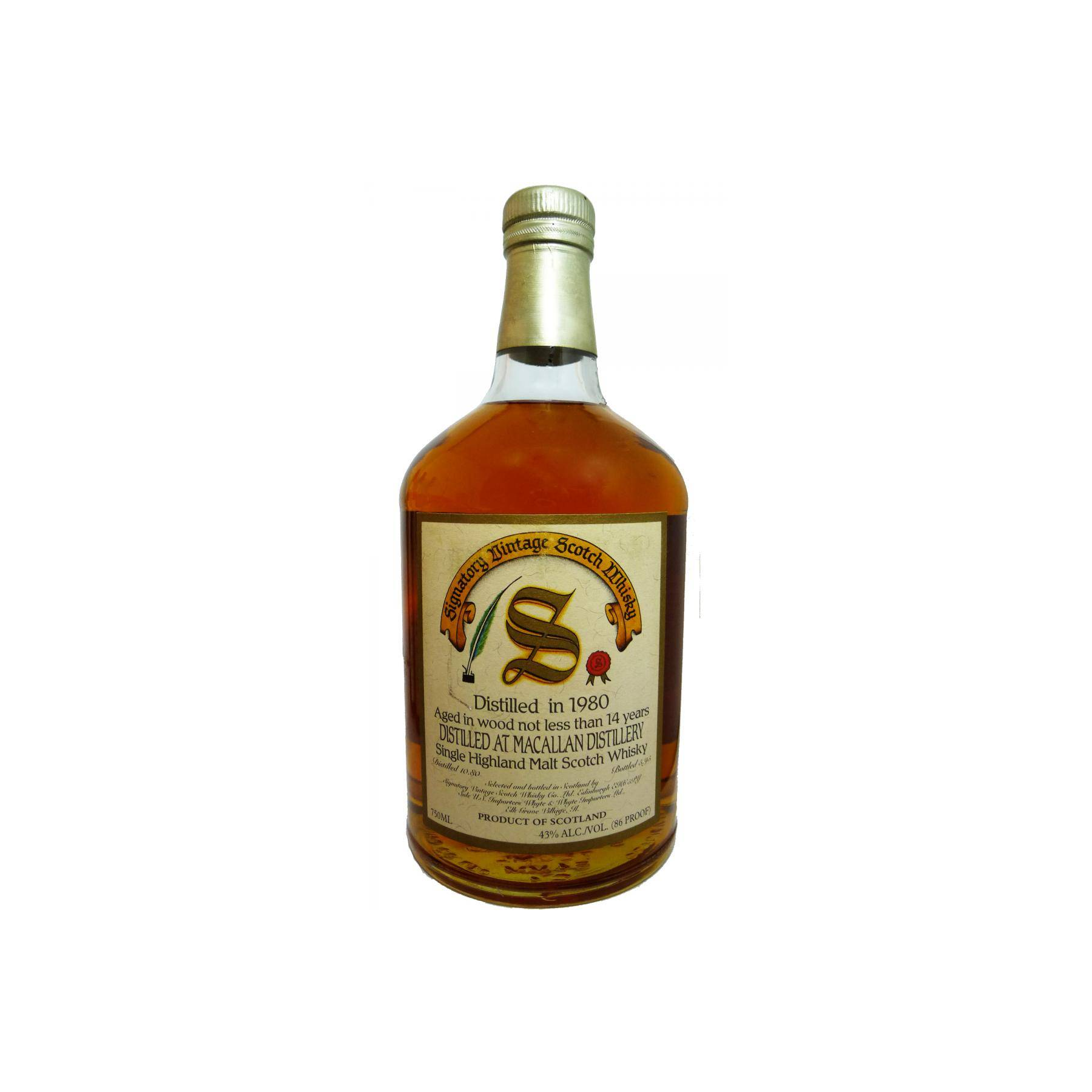 The Macallan Vintage Collection - Dumpy 1980 14 Years Single Malt Whisky