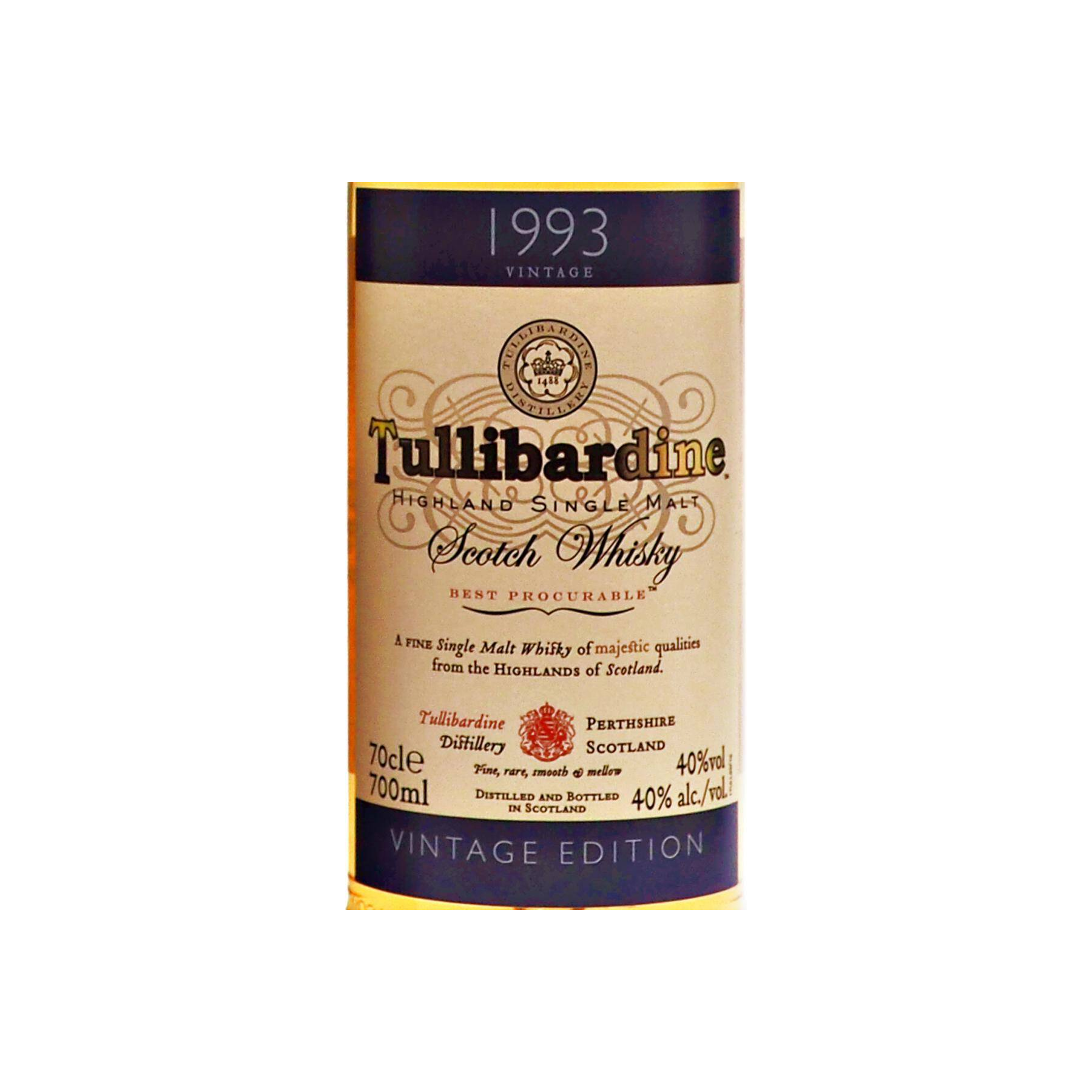 Tullibardine 1993 19 Years Single Malt Whisky 3