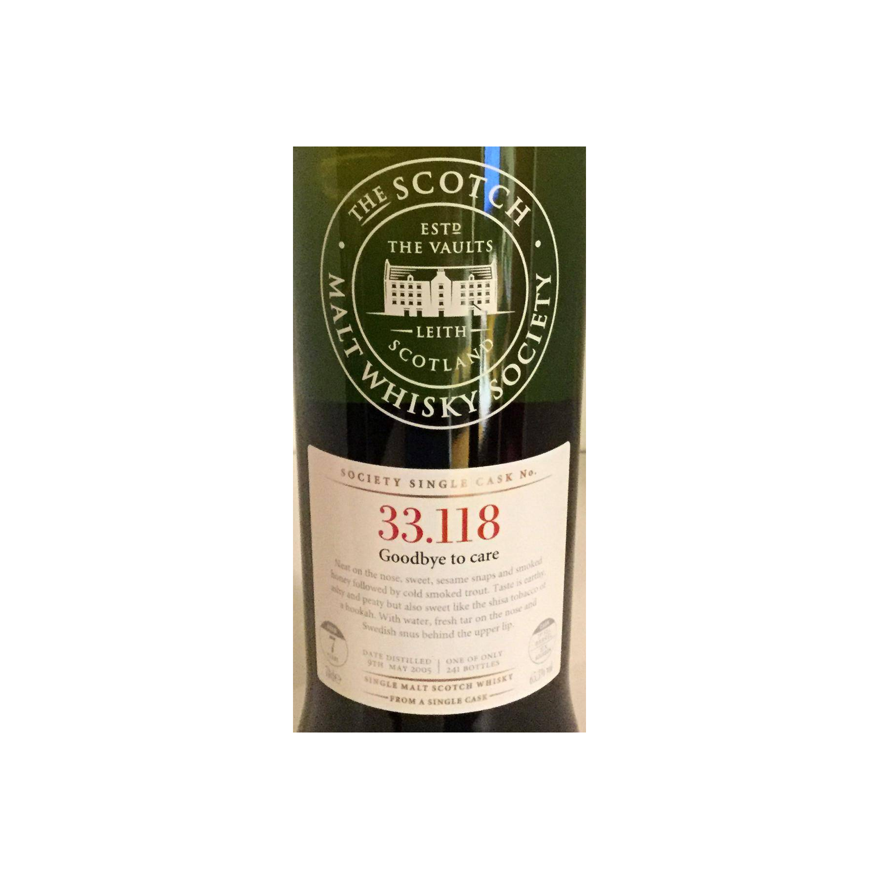 The Scotch Malt Whisky Society 2005 7 Years Single Malt Whisky 2