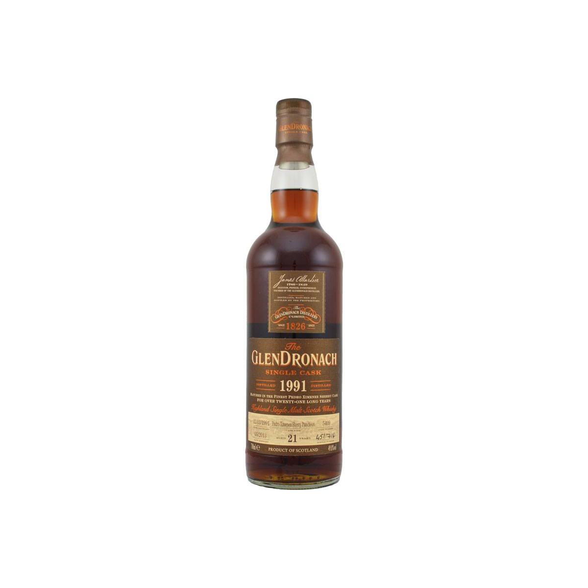 GlenDronach 1991 21 Years Single Malt Whisky