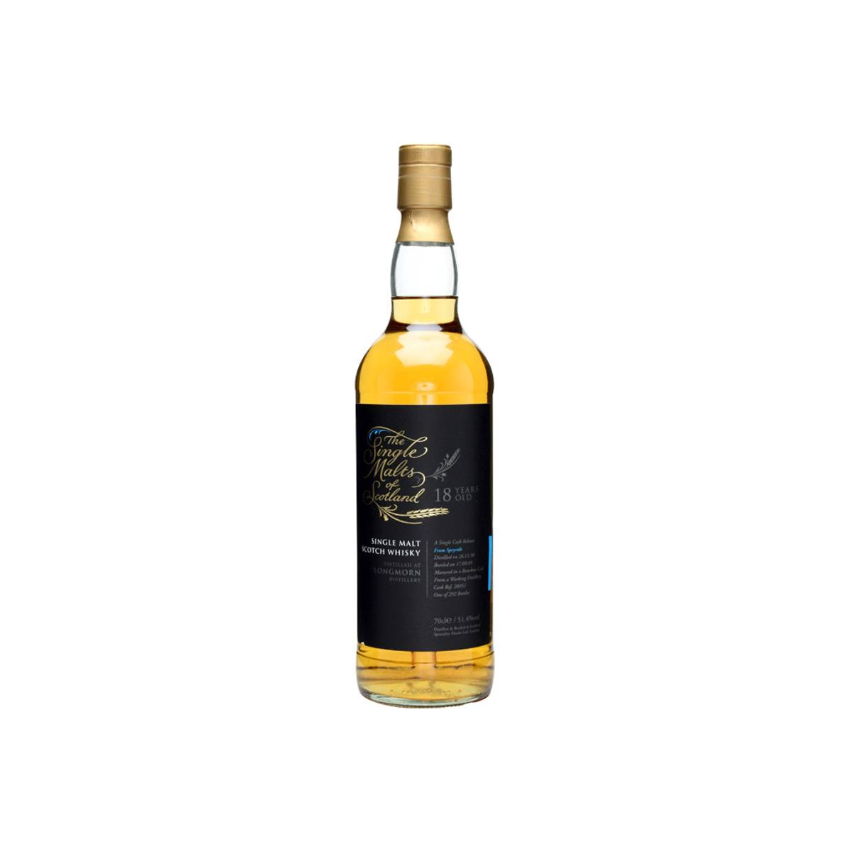 Longmorn The Single Malts of Scotland 1990 18 Years Single Malt Whisky