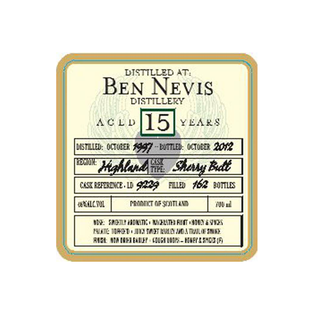 Ben Nevis 1997 15 Years Single Malt Whisky 2