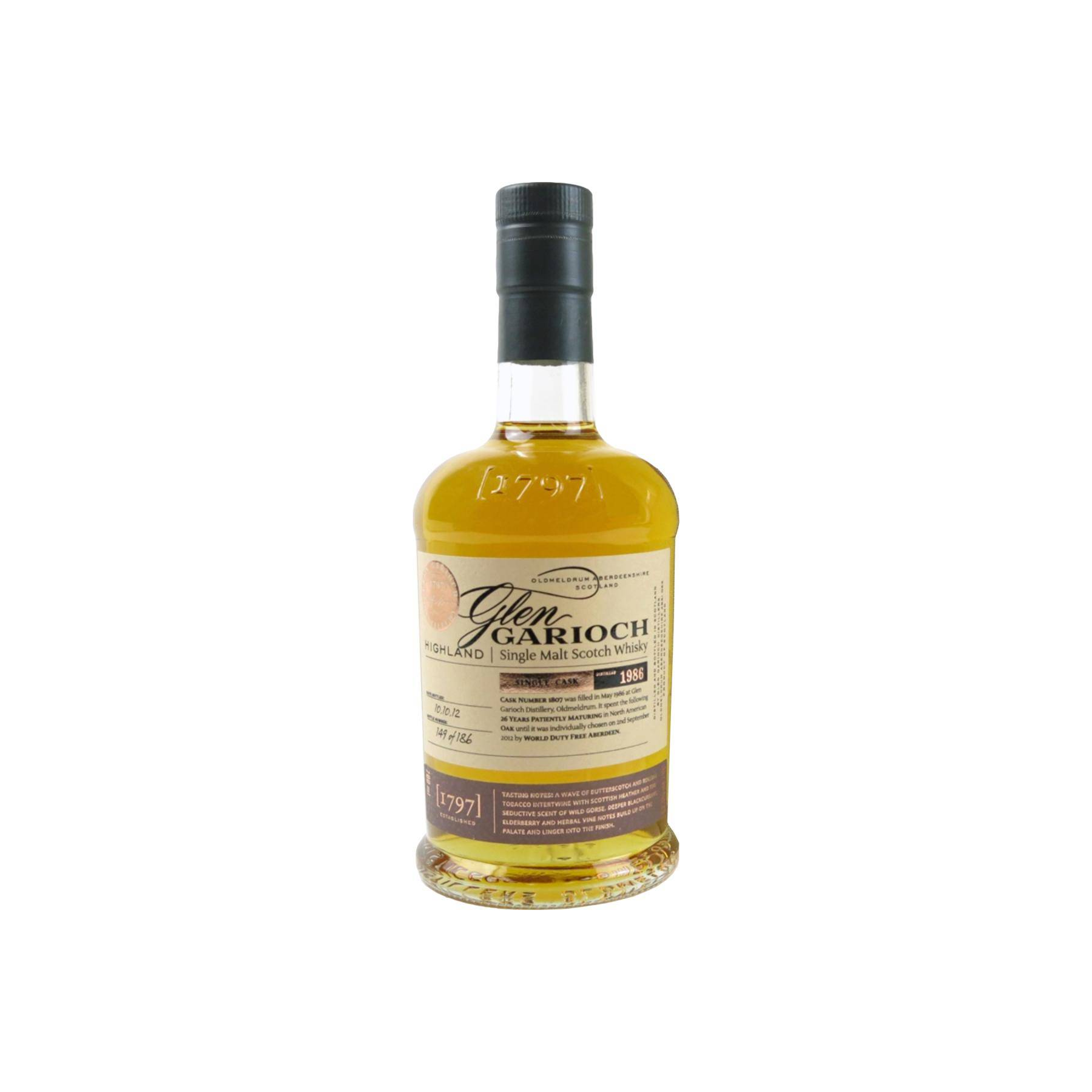 Glen Garioch Single Cask 1986 26 Years Single Malt Whisky