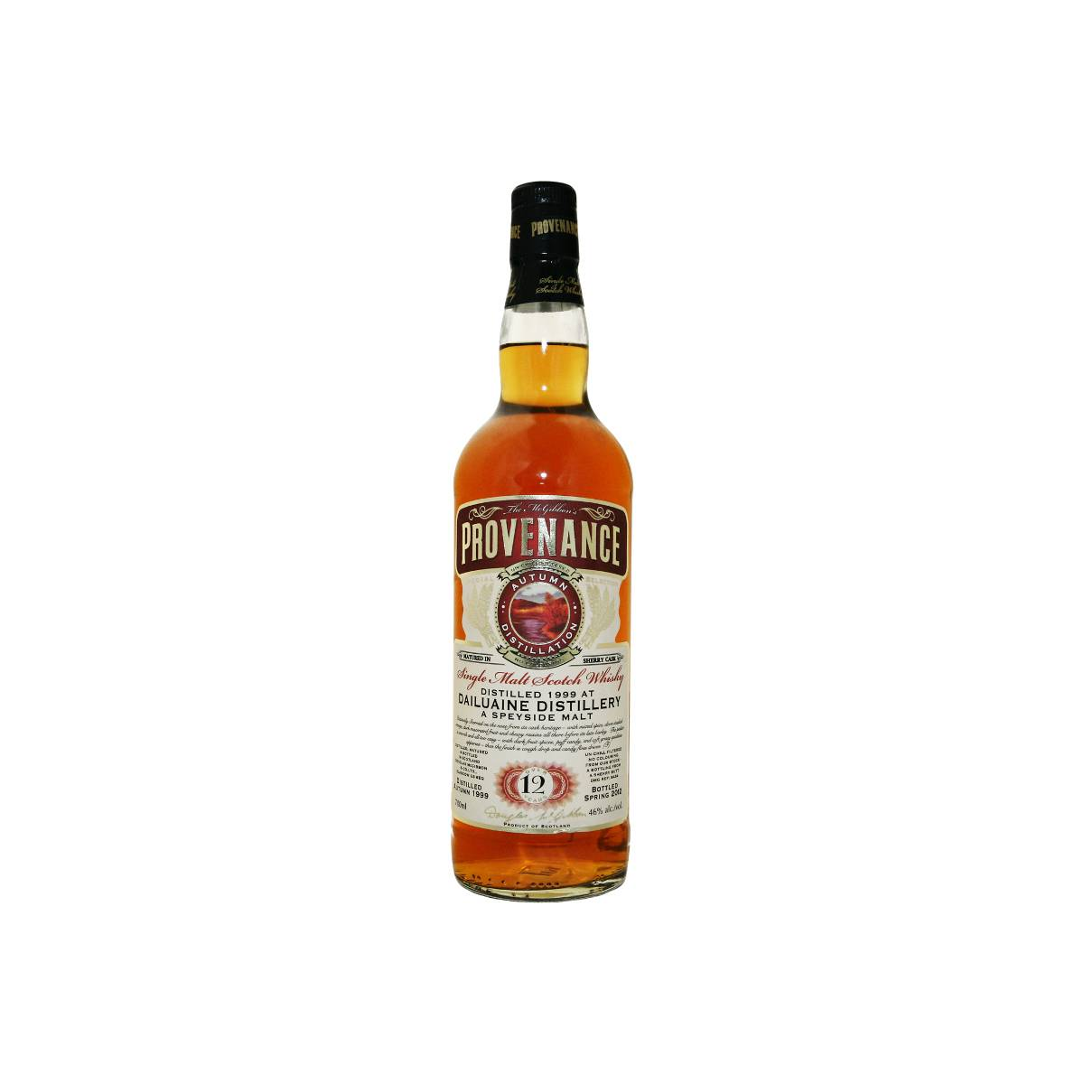 Dailuaine McGibbon's Provenance 1999 12 Years Single Malt Whisky