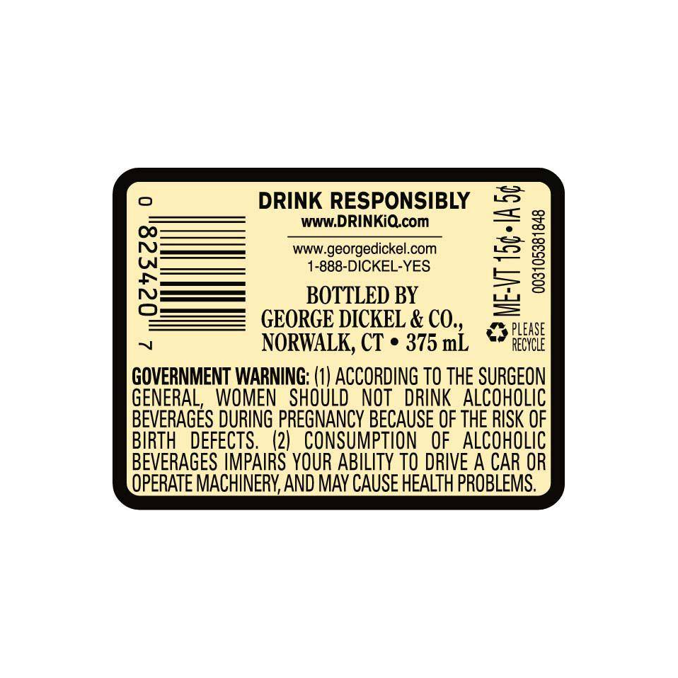 George Dickel Bourbon Whisky 2