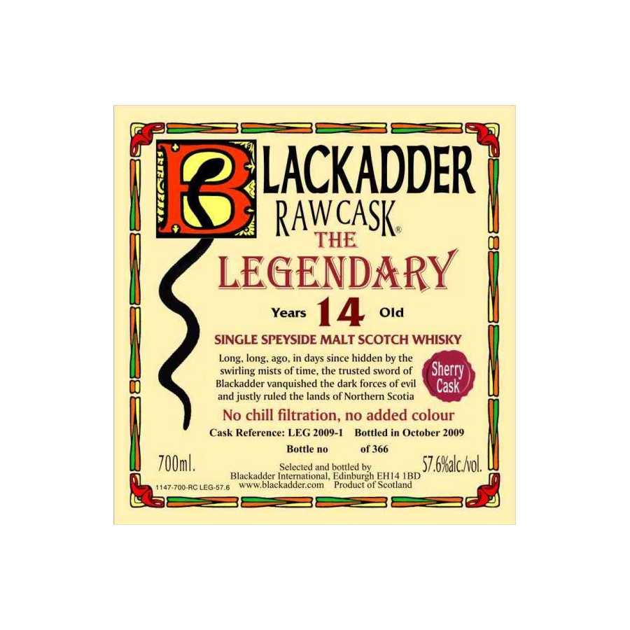 Blackadder Raw Cask 14 Years Single Malt Whisky