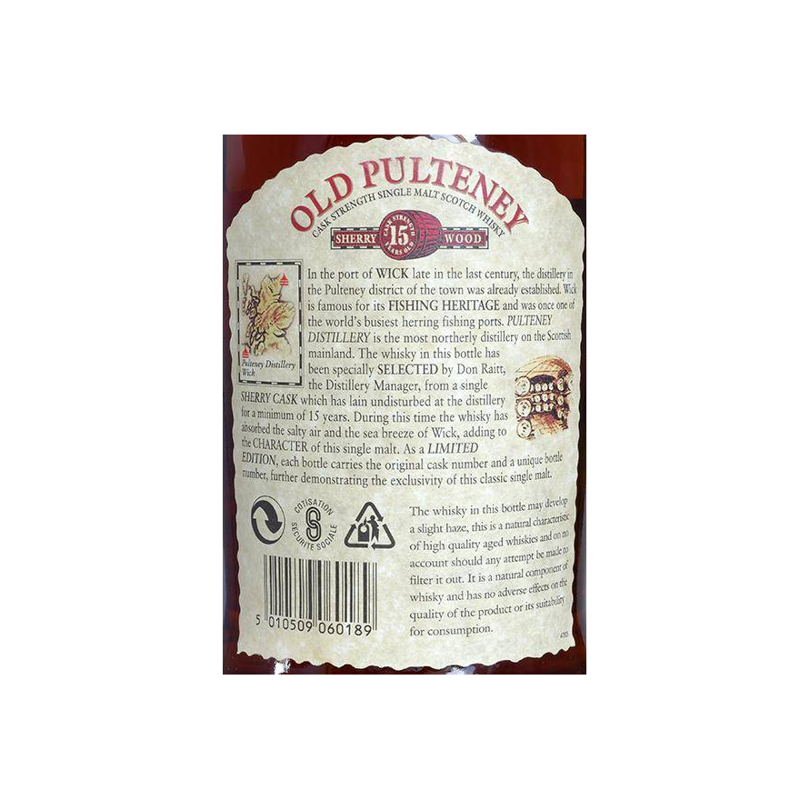 Old Pulteney Individual Cask Bottling 1982 15 Years Single Malt Whisky 3