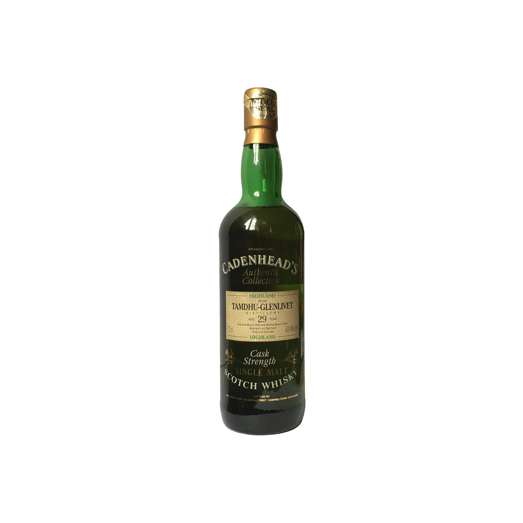 Tamdhu 1963 29 Years Single Malt Whisky