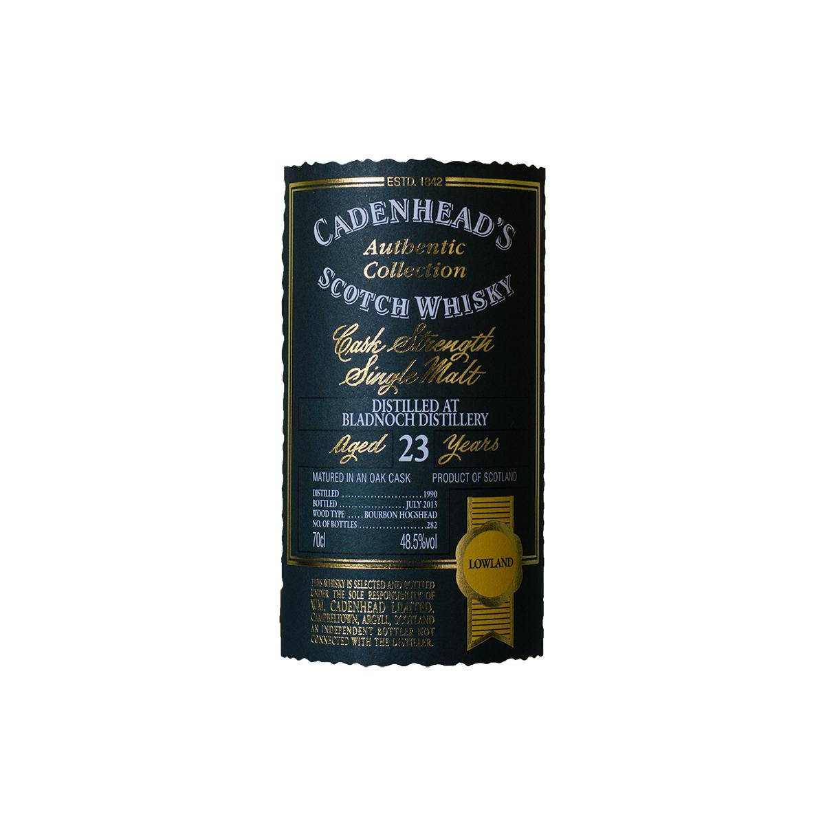 Bladnoch Authentic Collection 1990 23 Years Single Malt Whisky 2