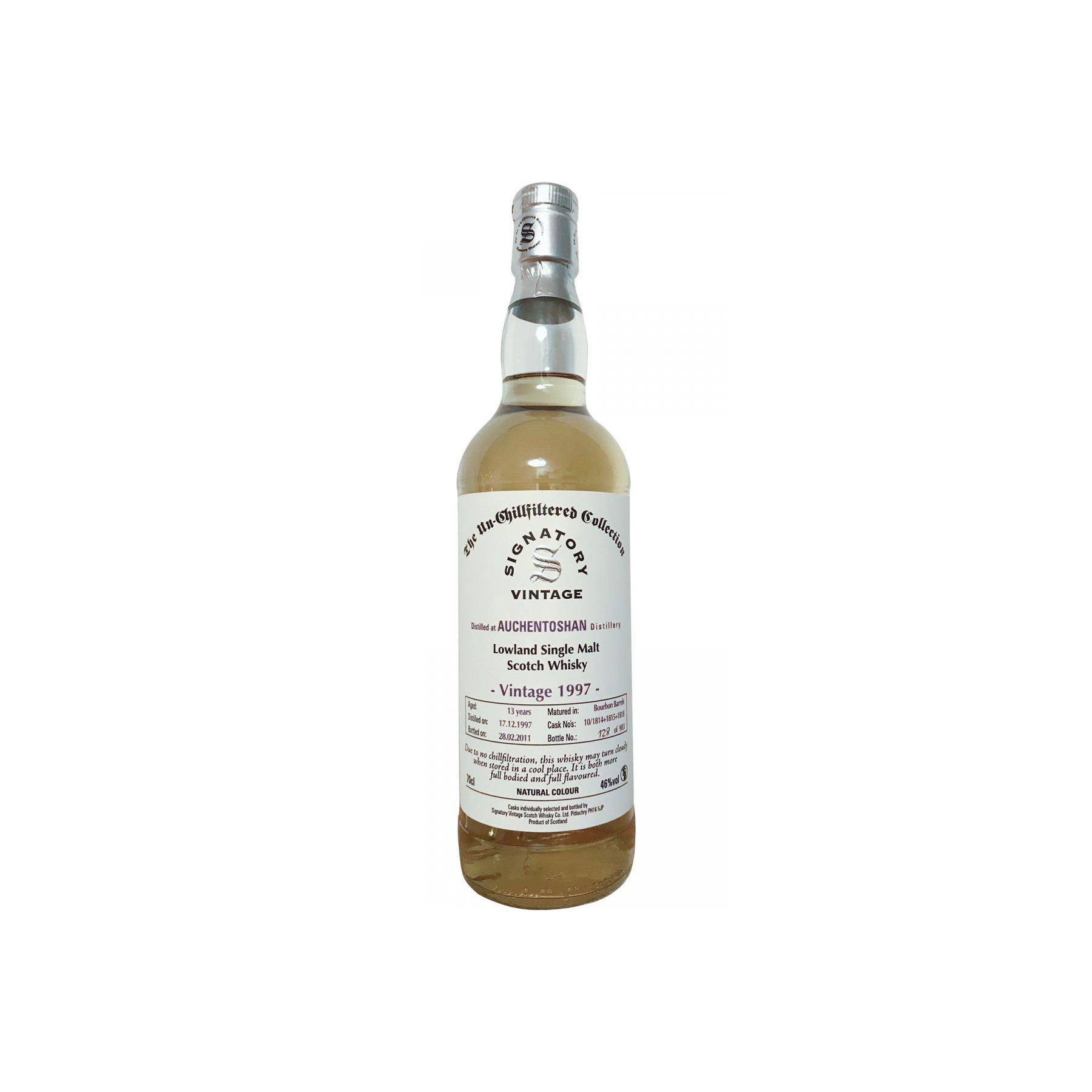 Auchentoshan The Un-Chillfiltered Collection 1997 13 Years Single Malt Whisky