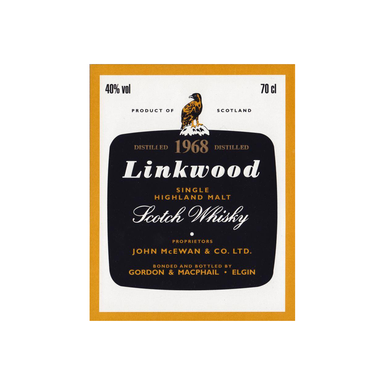 Linkwood Licensed Bottling 1968 Single Malt Whisky 3