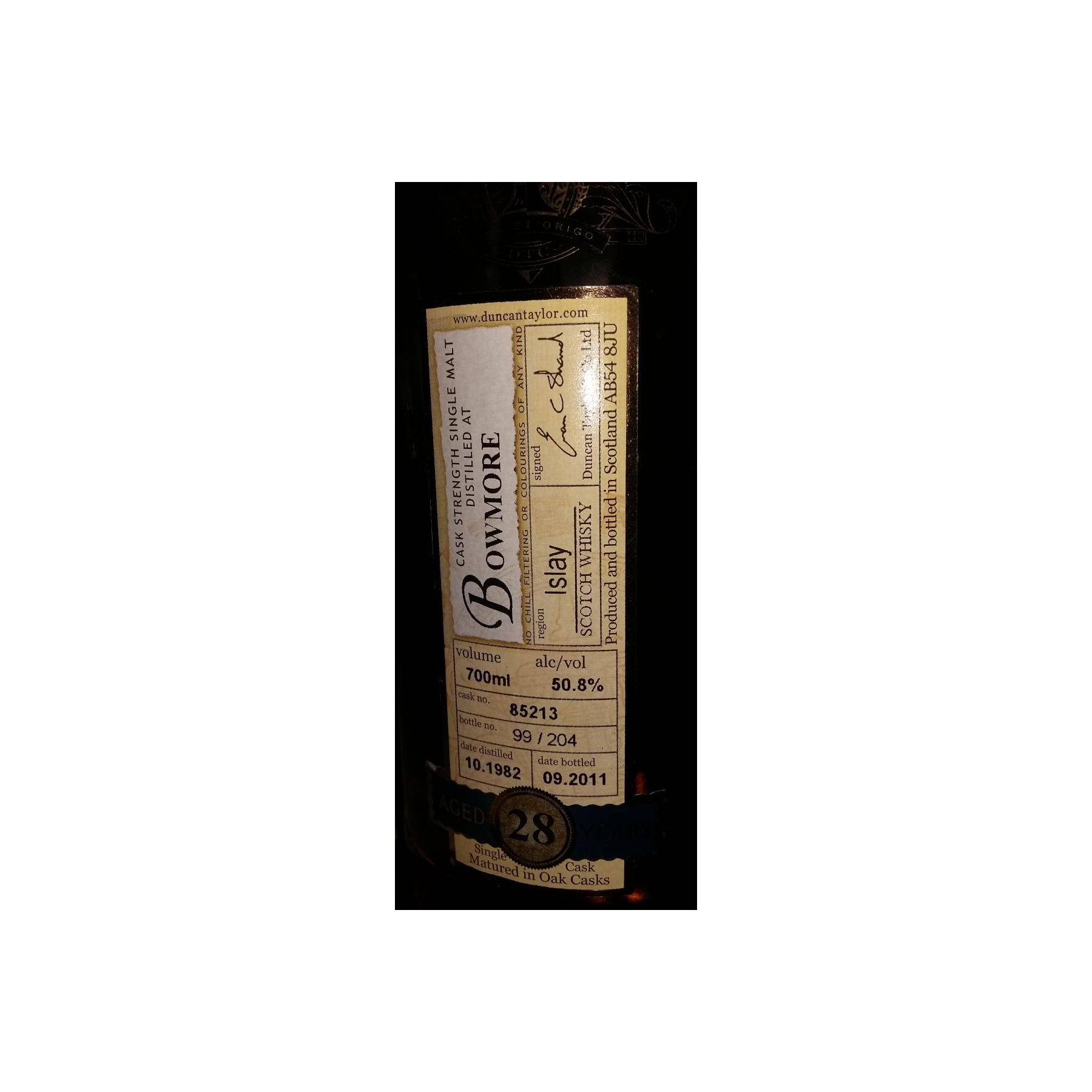 Bowmore Rare Auld 1982 28 Years Single Malt Whisky