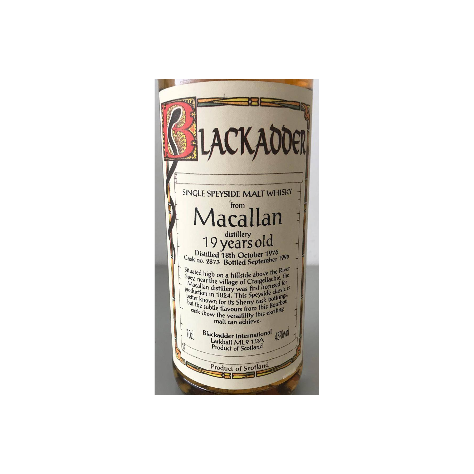 The Macallan 1976 19 Years Single Malt Whisky 3