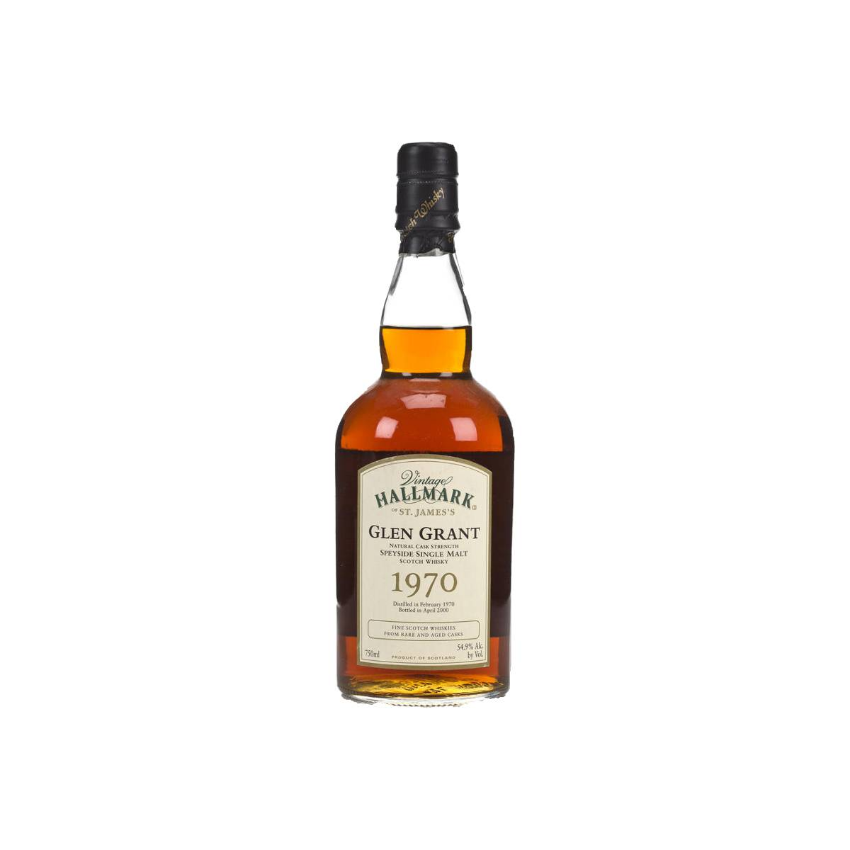 Glen Grant 1970 30 Years Single Malt Whisky