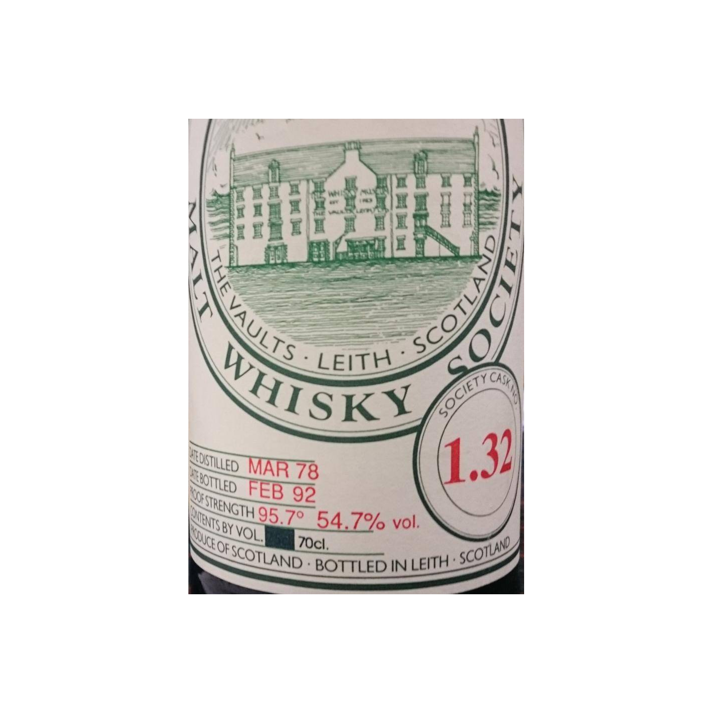 The Scotch Malt Whisky Society 1978 13 Years Single Malt Whisky
