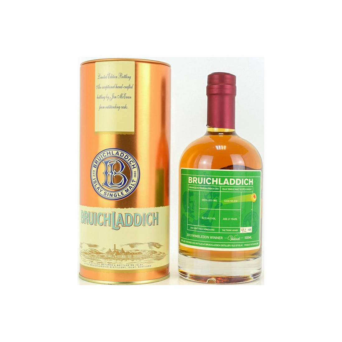 Bruichladdich 1992 21 Years Single Malt Whisky 3
