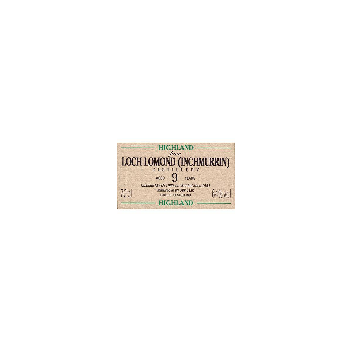 Loch Lomond Authentic Collection 1985 9 Years Single Malt Whisky