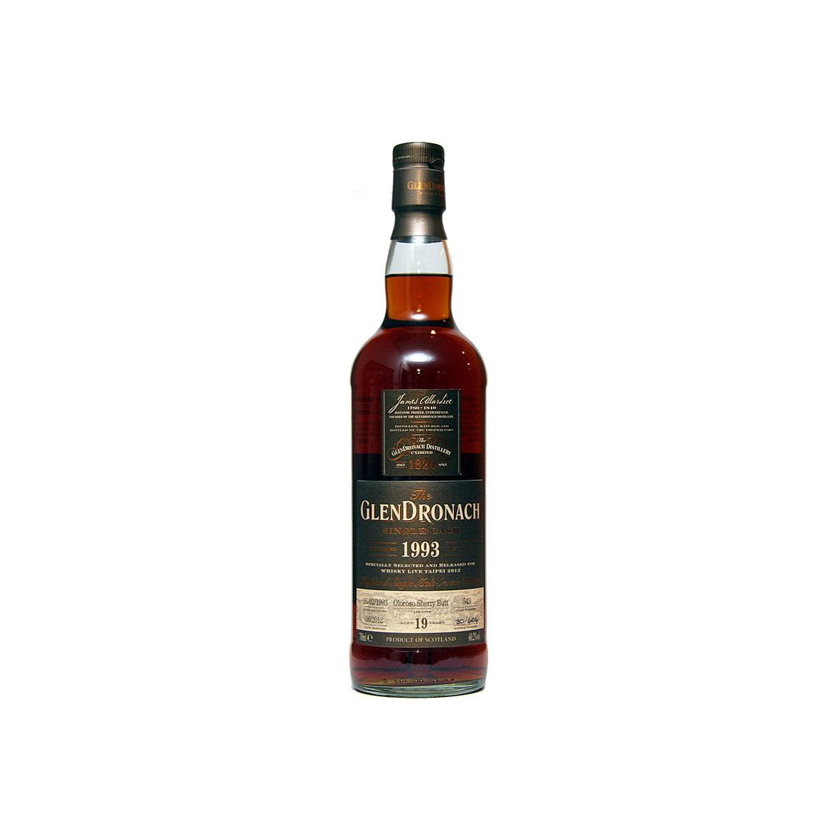 GlenDronach Single Cask 1993 19 Years Single Malt Whisky