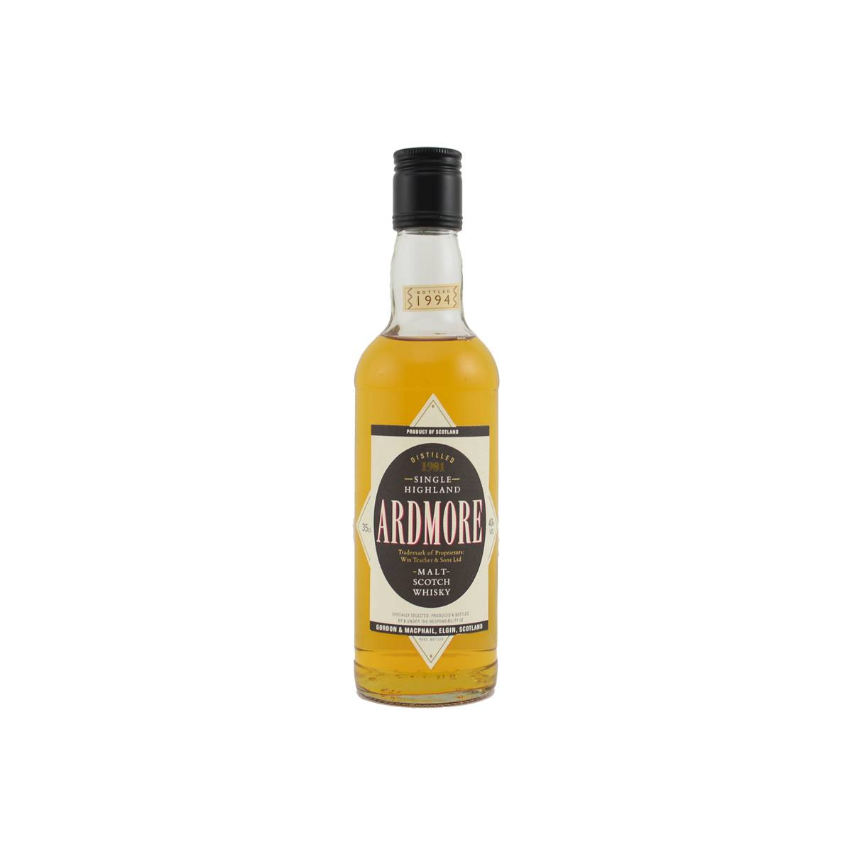 Ardmore Licensed Bottling 1981 13 Years Single Malt Whisky