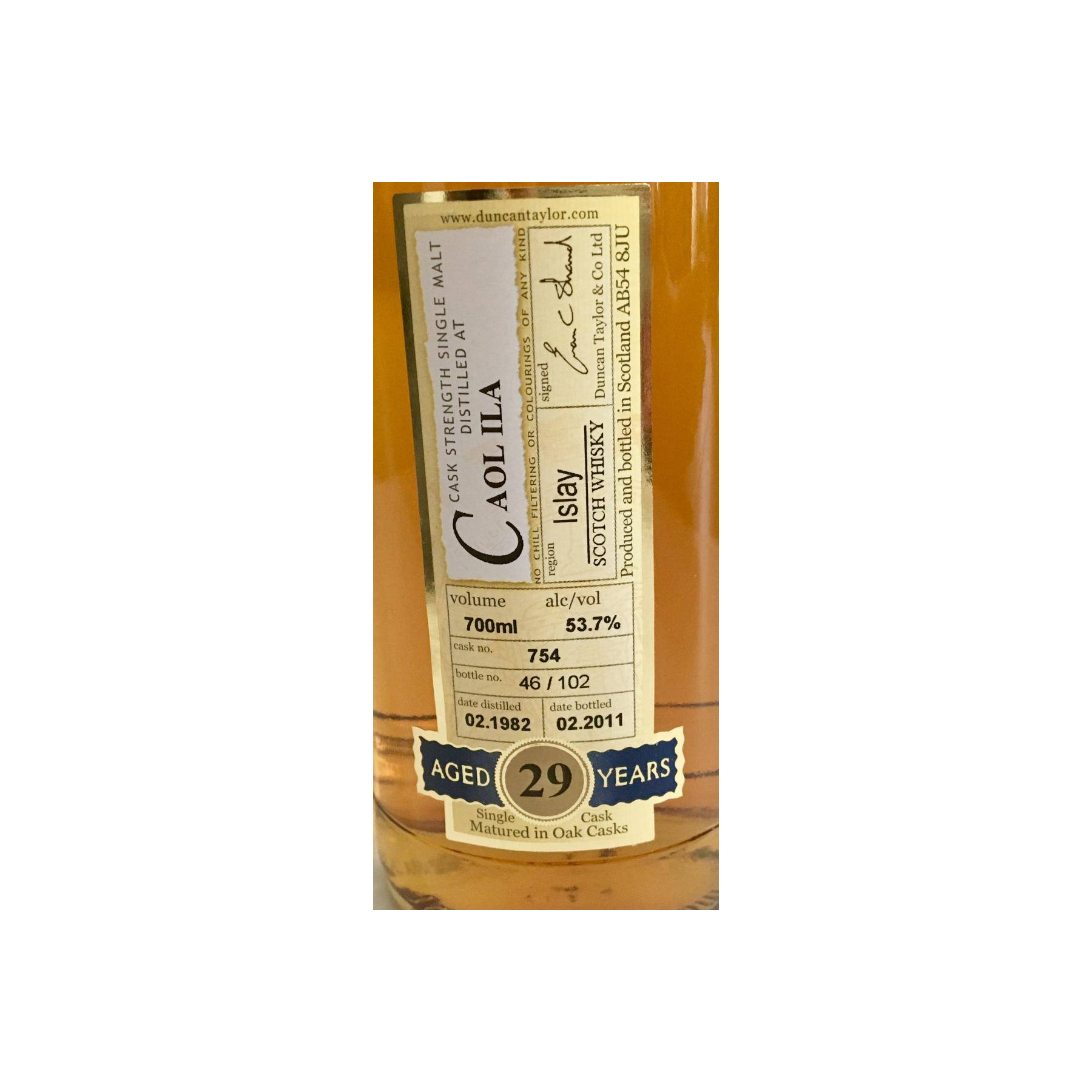 Caol Ila Rare Auld 1982 29 Years Single Malt Whisky 3