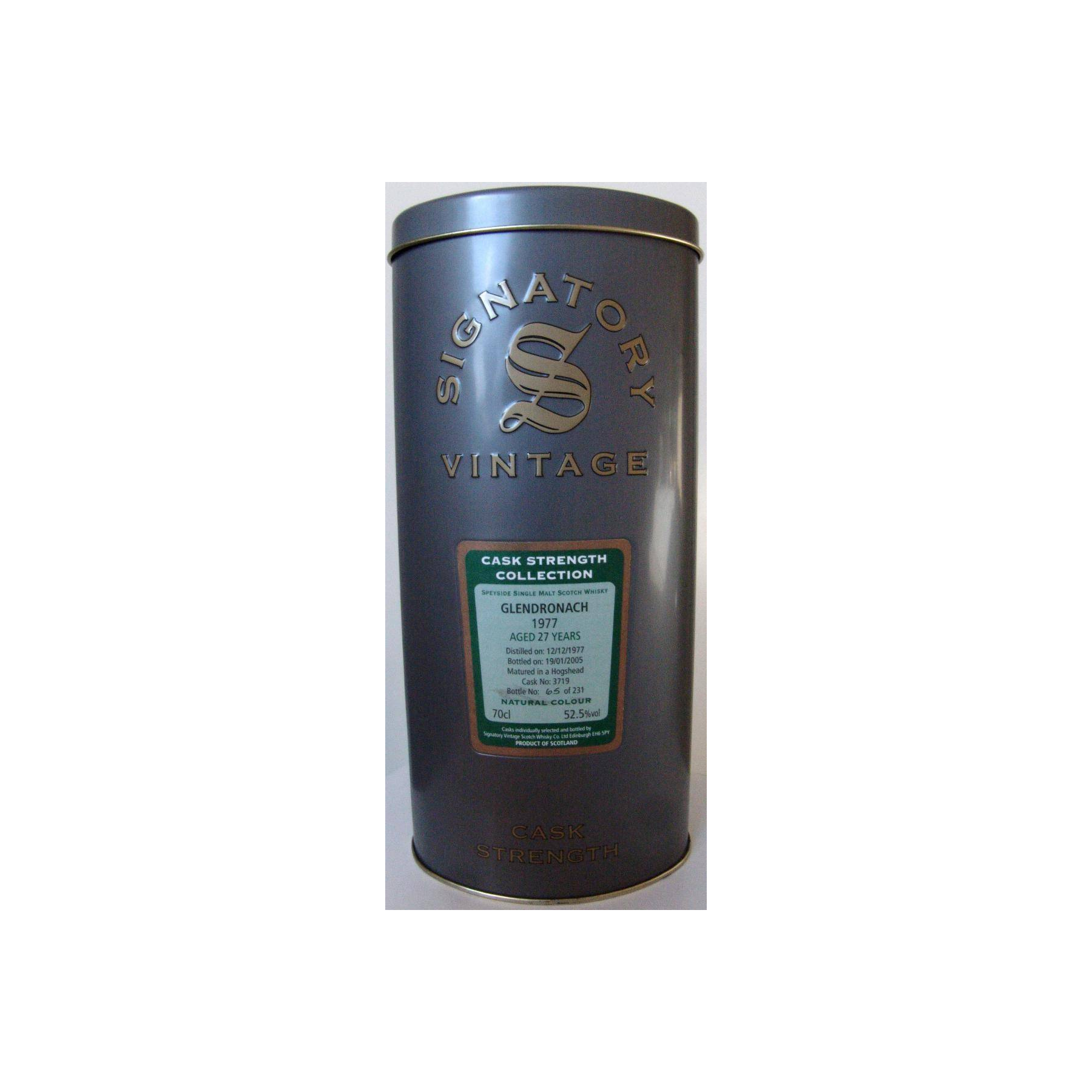 GlenDronach Cask Strength Collection 1977 27 Years Single Malt Whisky 3