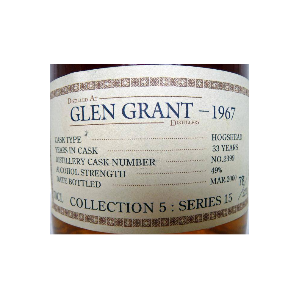 Glen Grant 1967 33 Years Single Malt Whisky 2
