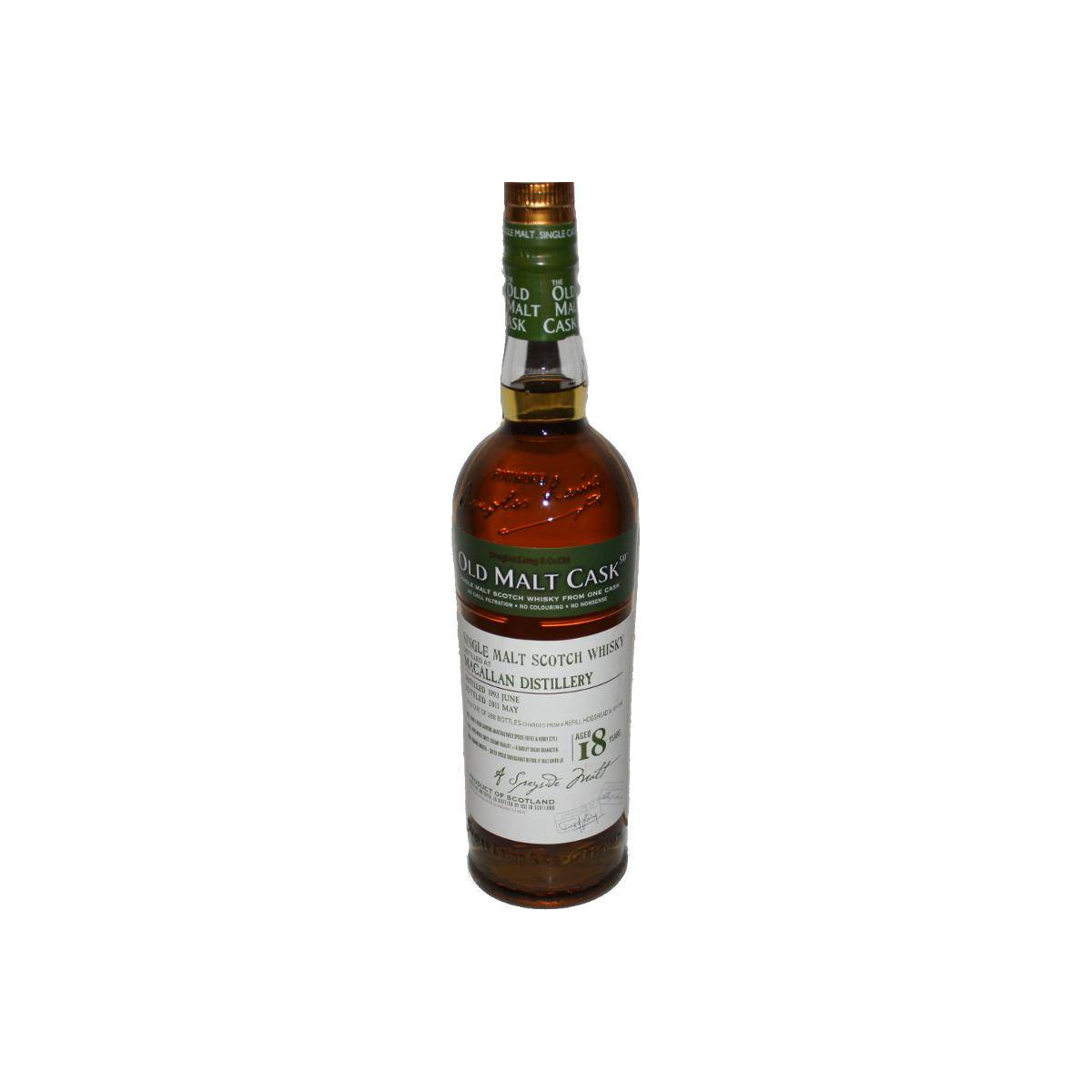 The Macallan Old Malt Cask 1993 18 Years Single Malt Whisky