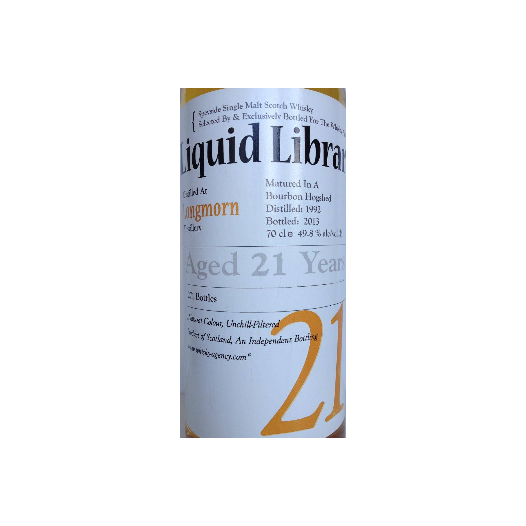 Longmorn 1992 21 Years Single Malt Whisky 2