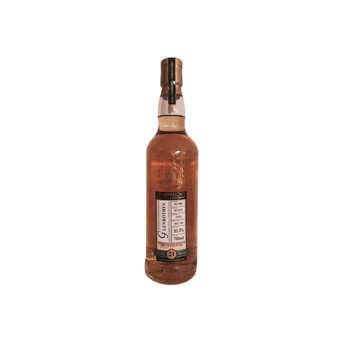 The Glenrothes Dimensions 1992 21 Years Single Malt Whisky