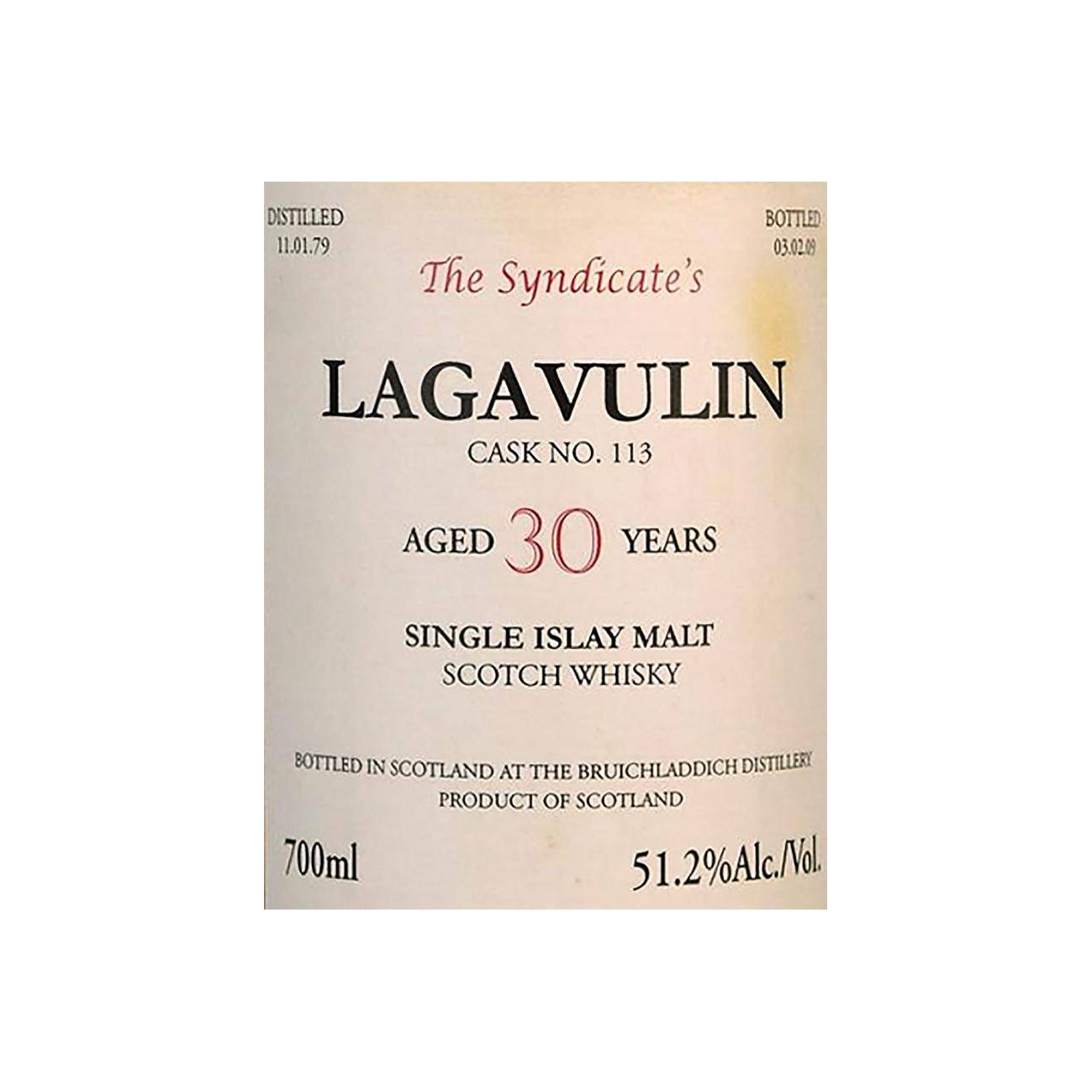 Lagavulin 1979 30 Years Single Malt Whisky 3