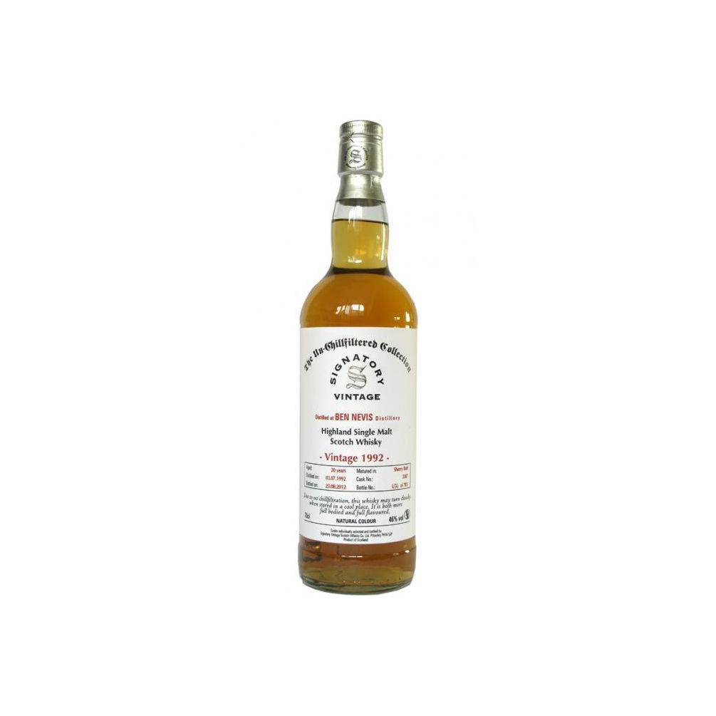 Ben Nevis The Un-Chillfiltered Collection 1992 20 Years Single Malt Whisky