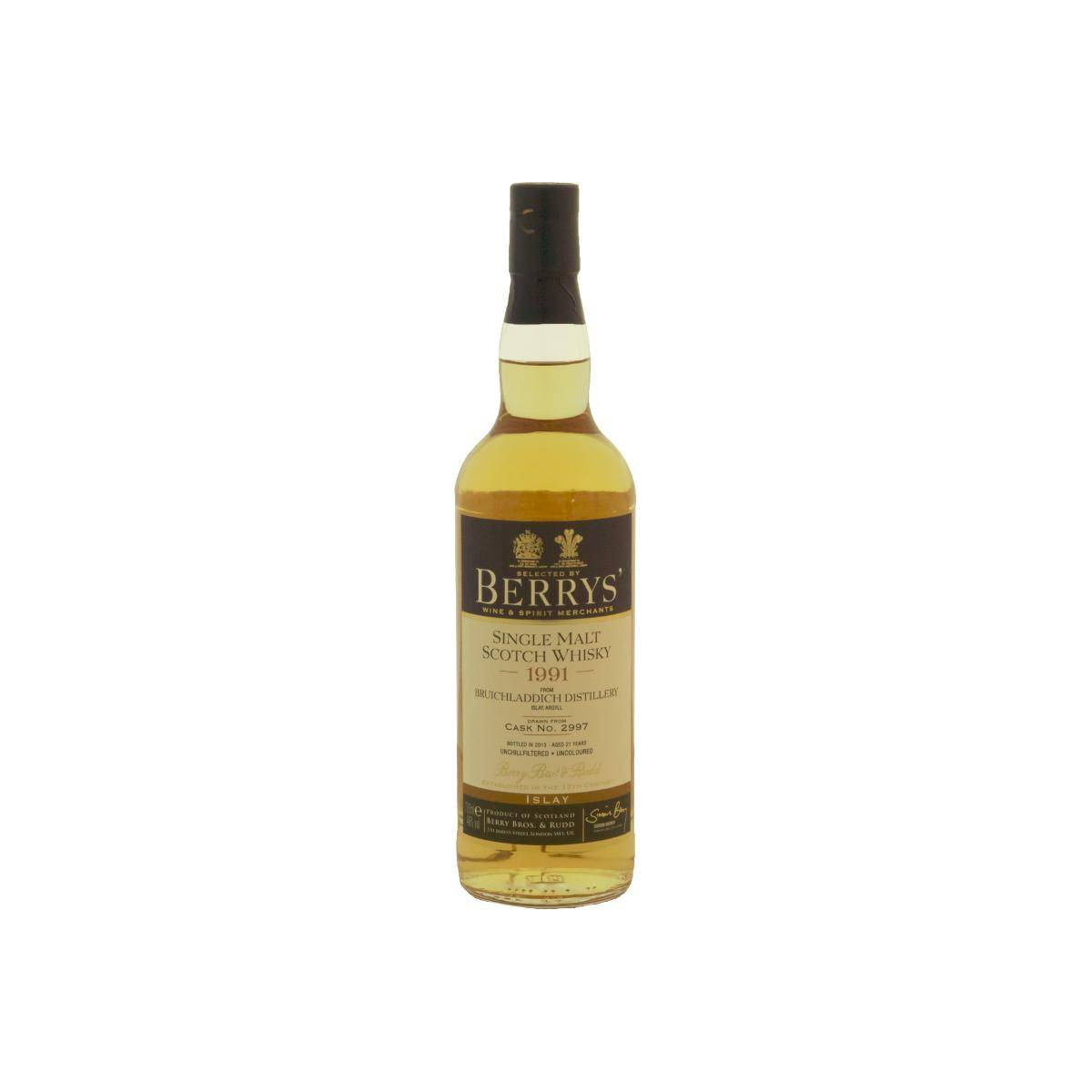 Bruichladdich 1991 21 Years Single Malt Whisky