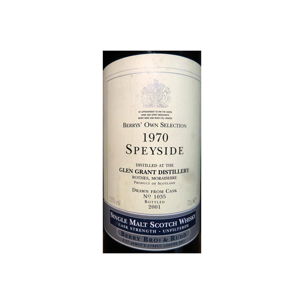 Glen Grant 1970 31 Years Single Malt Whisky