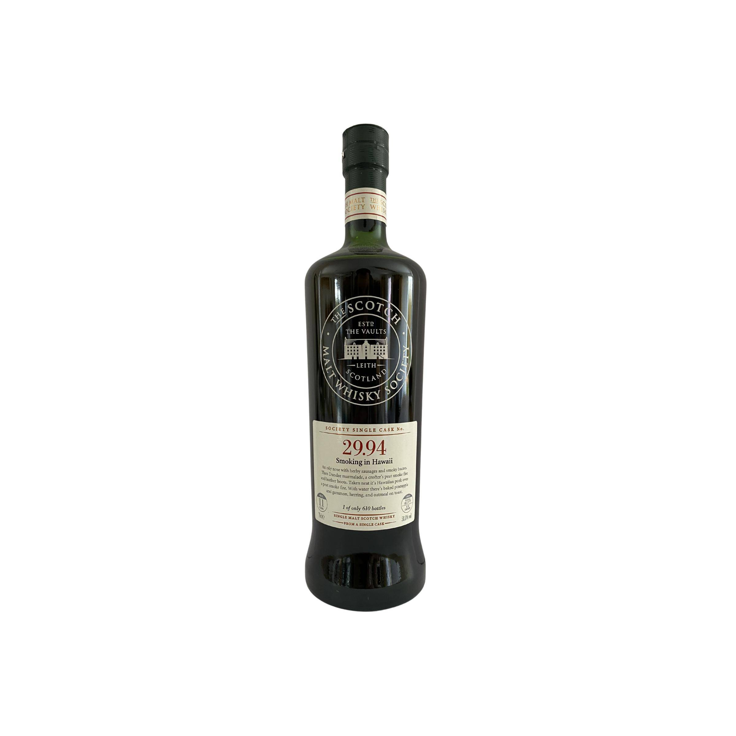The Scotch Malt Whisky Society 1999 11 Years Single Malt Whisky