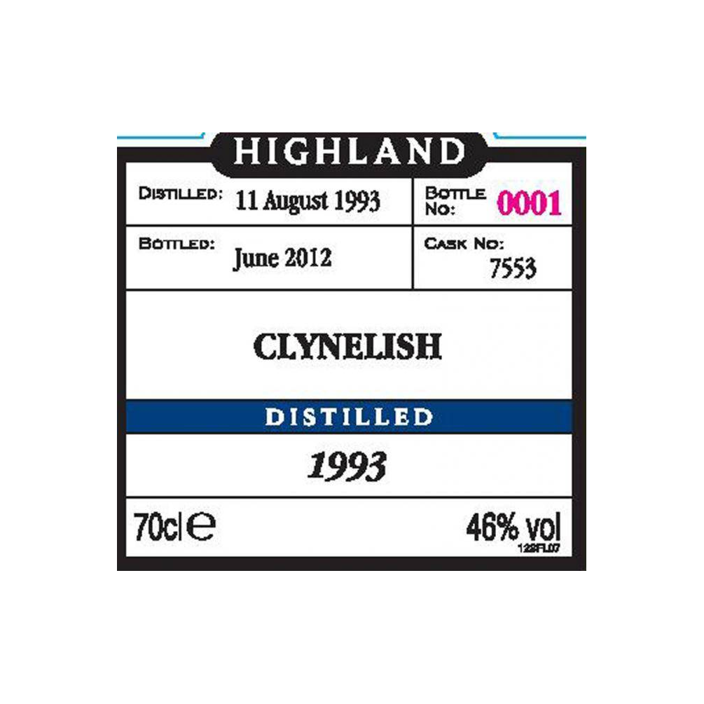 Clynelish 1993 18 Years Single Malt Whisky