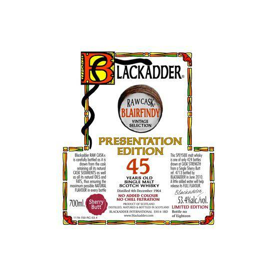 Blackadder Raw Cask 1964 45 Years Single Malt Whisky 2