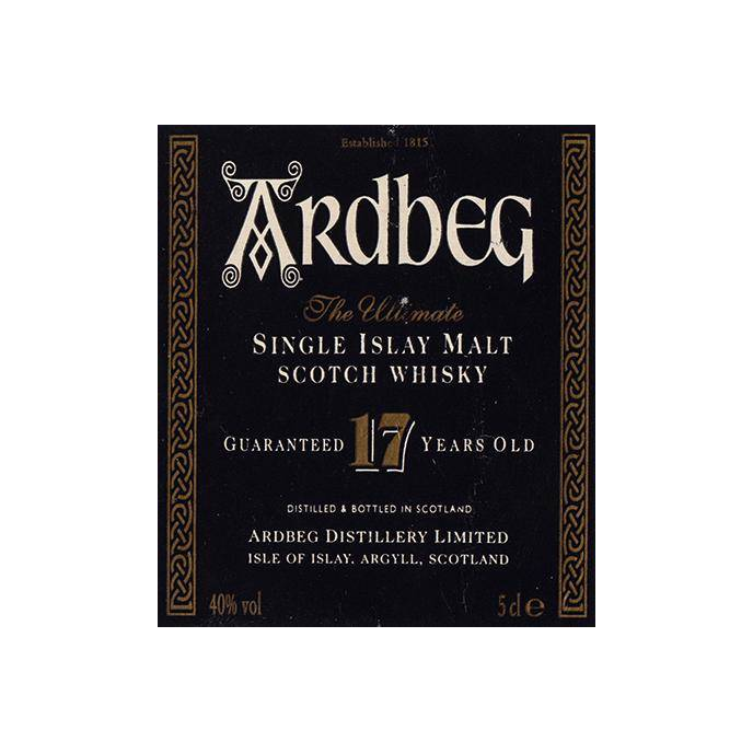 Ardbeg 17 Years Single Malt Whisky 3