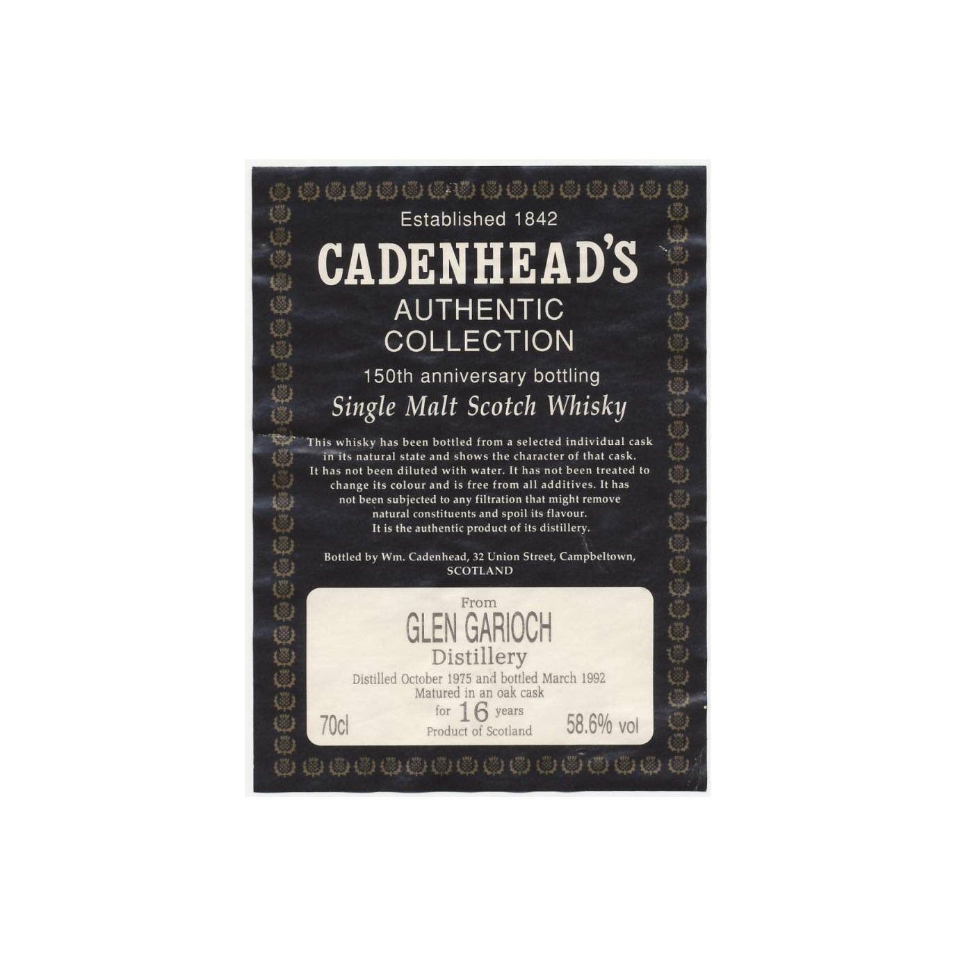 Glen Garioch 1975 16 Years Single Malt Whisky