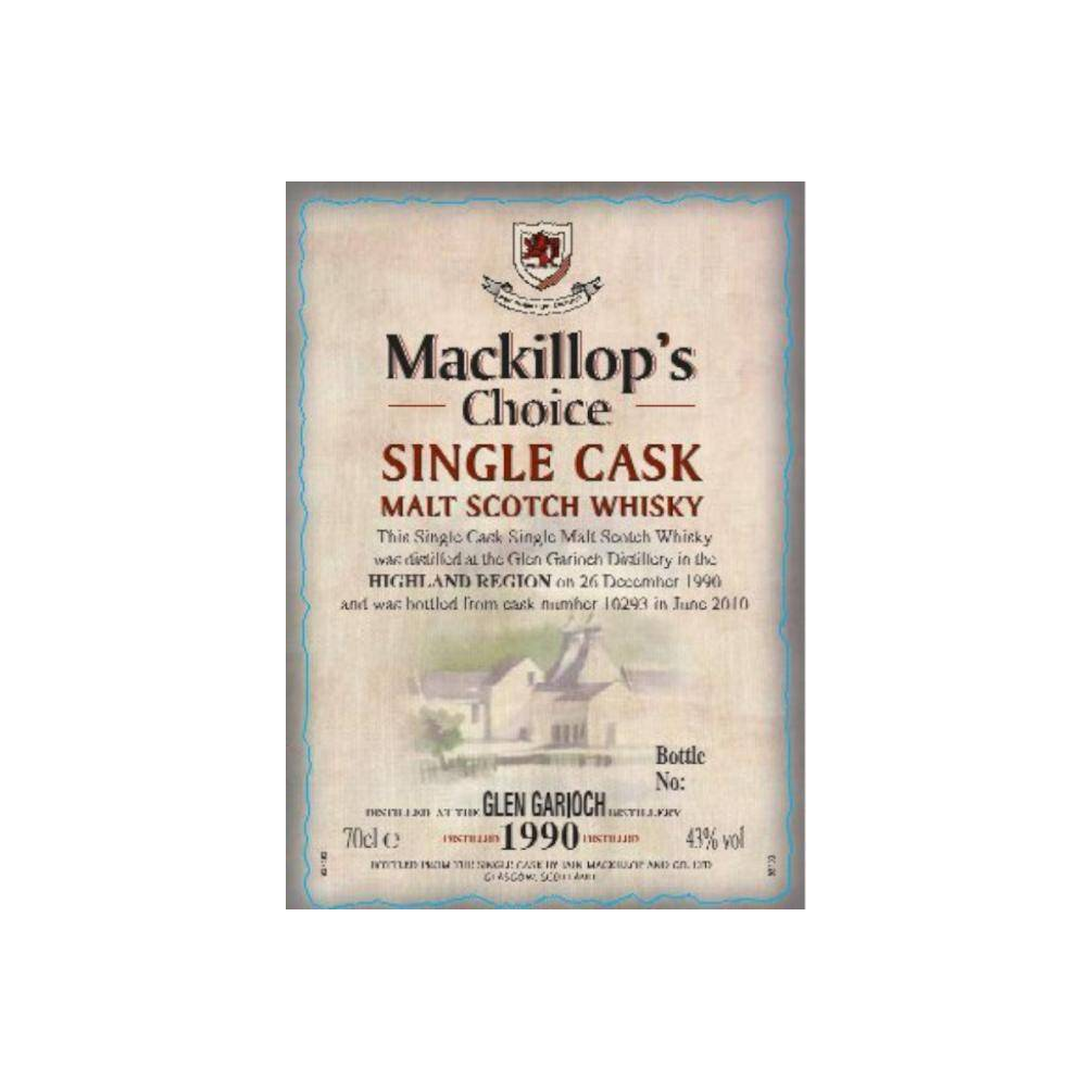 Glen Garioch Single Cask 1990 19 Years Single Malt Whisky