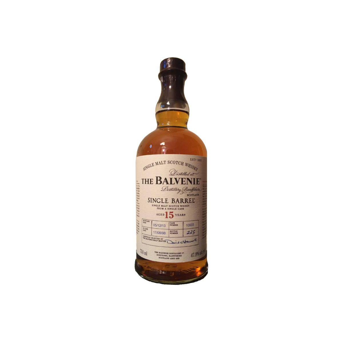 The Balvenie Single Cask 1998 15 Years Single Malt Whisky