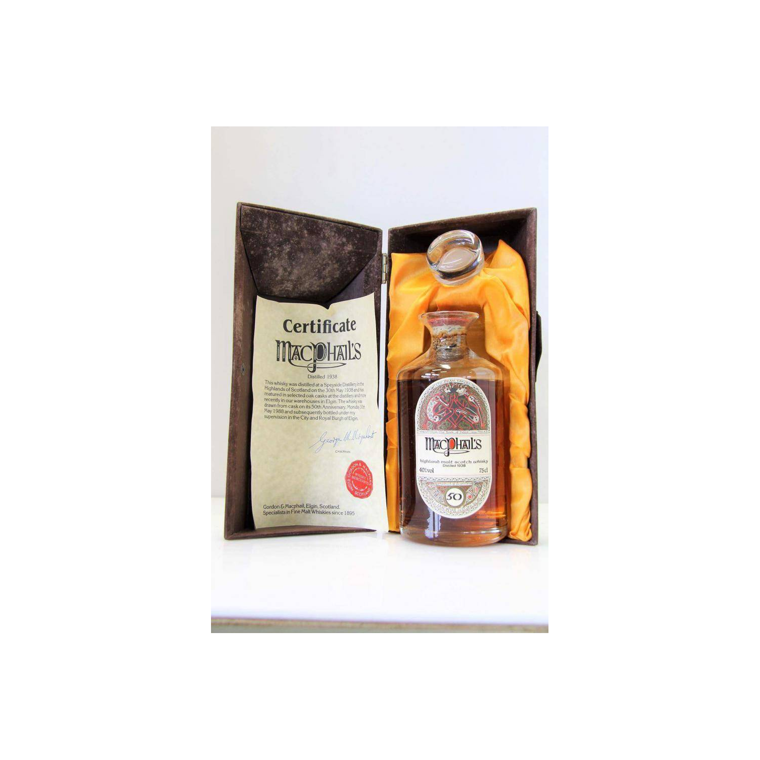 Gordon & MacPhail 1938 50 Years Single Malt Whisky 2